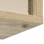 vidaXL Basboard avec tiroir Chêne Sonoma 72 x 22 5 x 38 cm