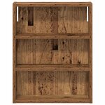 vidaXL Armoire murale de salle de bain Bois ancien 40 x 10 x 50 cm