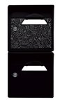 Pack de 2 boîtes aux lettres 1 porte - "The Black Maniac" [SKWAK] - "Noir intense"
