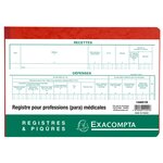 Piqûre Recettes Et Dépenses - Professions Libérales - Non Assujetties À La Tva - Texte Fr - 60 Pages - Blanc - Exacompta