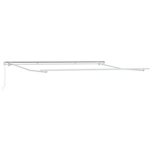 vidaXL Auvent Blanc 4 5 × 3 m Métal