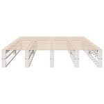 vidaXL Cadre de lit sans matelas blanc 140x200 cm bois de pin massif