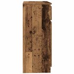 vidaXL Buffet avec tiroir vieux bois 71x35x84 cm bois d'ingénierie