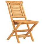 vidaXL Ensemble à manger de jardin 7 Pièces Bois de teck solide
