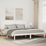 vidaXL Cadre de lit extra long sans matelas 140x220 cm bois massif