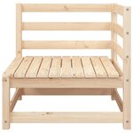 vidaXL Canapés d'angle de jardin 2 Pièces 70x70x67 cm bois de pin massif