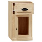 vidaXL Armoire latérale avec tiroir chêne sonoma 40x50x75 cm