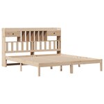 vidaXL Lit bibliothèque sans matelas 180x200 cm bois massif de pin