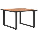 vidaXL Ensemble de salle à manger pour jardin 3 Pièces Taupe Acier