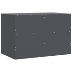vidaXL Meubles TV 2 Pièces anthracite 67x39x44 cm acier