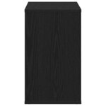 Buffet vidaXL noir en chêne 60x30x50 cm en bois composite