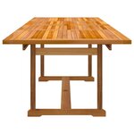 vidaXL Ensemble à manger de jardin 9Pièces bois d'acacia solide textilène