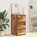 vidaXL Armoire de rangement Bois Ancien 40 x 48 x 81 cm