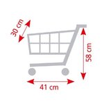 Bayer Chic 2000 760-50 - Chariot de supermarché métallique.