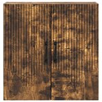 vidaXL Armoire Murale 59 x 31 x 60 cm Bois d'ingénierie Chêne fumé