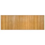 vidaXL Tapis rectangulaire naturel 100x300 cm bambou