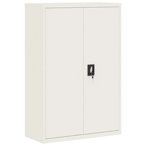 vidaXL Classeur blanc 90x40x140 cm acier