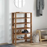 vidaXL Étagère à chaussures vieux bois 61x32x105 cm bois d'ingénierie