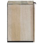 vidaXL Armoire d'évier avec étagère avec stockage avec porte Marron 38 x 33.5 x 48 cm