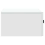 vidaXL Cabinet de chevet 2 pièces Blanc 49 x 34 5 x 20 cm