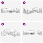 vidaXL Ensembles de canapés 8 pc