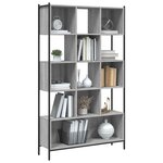 vidaXL Bibliothèque sonoma gris 102x28x172 cm bois d'ingénierie