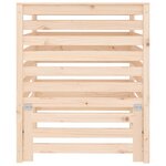 vidaXL Composteur 82 5x82 5x99 5 cm Bois massif de pin