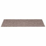 vidaXL Tapis d'escalier autocollants 30 pièces 60 x 25 cm Beige Rectangulaire
