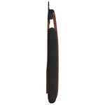 vidaXL Tête de lit suspendue Uni Noir 130 x 55 x 5 cm PU antique