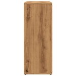 vidaXL Buffet chêne artisanal 91x29 5x75 cm bois d'ingénierie