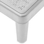 vidaXL Chaise longue réglable en hauteur à 4 positions polypropylène