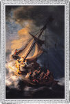 Monnaie STORM ON THE SEA OF GALILEE Rembrandt Catch Me If You Canvas 1 Oz Argent 5 Cedis Ghana 2026 (PRÉCOMMANDE)
