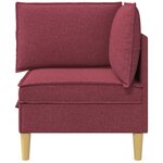 vidaXL Sofa avec rangement Tissu