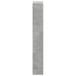 vidaXL Armoire murale gris béton 50x15x100 cm bois d'ingénierie