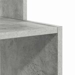 vidaXL Bureau Gris béton 106 x 40 x 88.5 cm Bois d'ingénierie