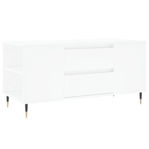vidaXL Table basse blanc 102x44 5x50 cm bois d'ingénierie