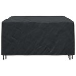 vidaXL Housse pour mobilier d'extérieur Noir 180 x 190 x 85 cm 420D