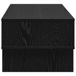 vidaXL Table basse Chêne noir 100 x 46 x 35 cm Bois d'ingénierie