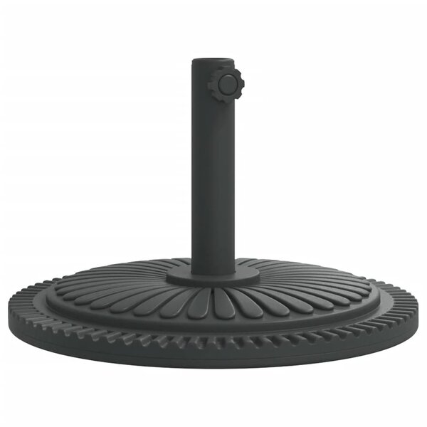 vidaXL Base de parasol pour mâts Ø38 / 48 mm 12 kg rond