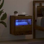 vidaXL Meuble TV mural Bois Ancien 40 x 30 x 40 cm Bois d'ingénierie