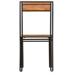 vidaXL Chaises à manger lot de 6 bois d'acacia massif