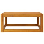 vidaXL Table basse 68x68x29 cm Bois d'acacia solide