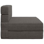 vidaXL Canapé-lit pliable Gris foncé 70 x 80 x 60 cm Tissu