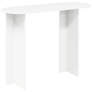 vidaXL Table console Blanc 100 x 39 5 x 75 cm Bois d'ingénierie