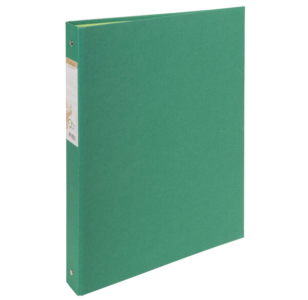 Classeur rembordé papier 4 anneaux 30mm Forever - A4  vert foncé EXACOMPTA