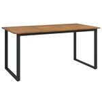 vidaXL Ensemble à manger de jardin 7 Pièces bois d'acacia solide et métal