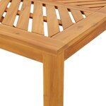 vidaXL Ensemble de Salle à Manger de Jardin 7 Pièces en Bois Massif d'Acacia