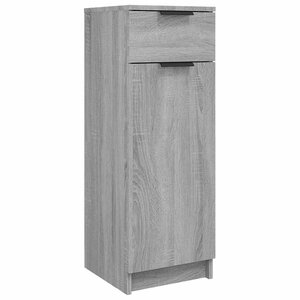 vidaXL Armoire de bain Sonoma gris 32x34x90 cm Bois d'ingénierie