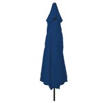 Parasol de jardin vidaXL ø395x245 cm Bleu azur