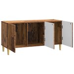vidaXL Meuble TV Bois ancien 99 x 34 5 x 50 cm Bois d'ingénierie